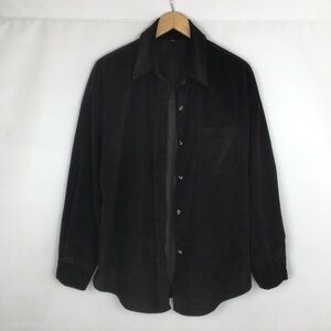 Women’s Corduroy Shirt Jacket Shacket Black